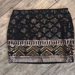 Sequin skirt